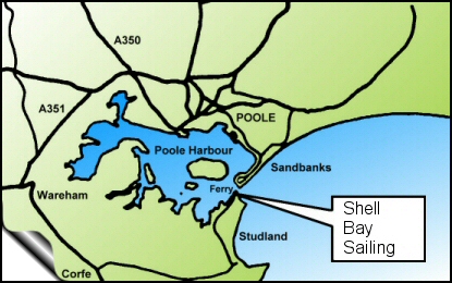 Map showing the general location